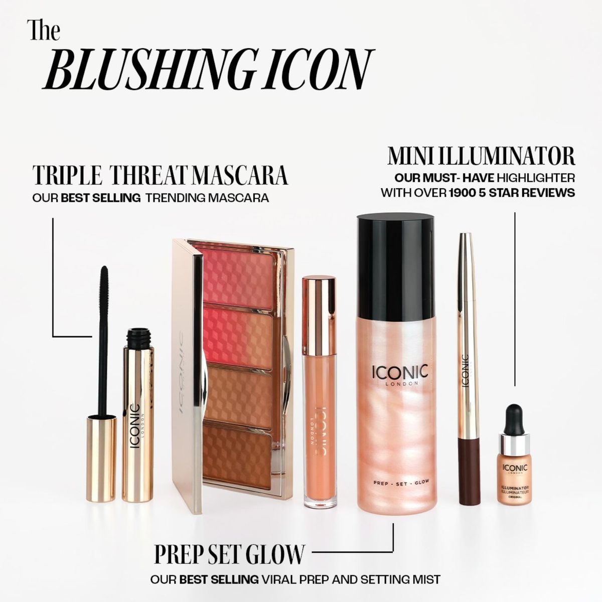 ICONIC LONDON - The Blushing Icon Set