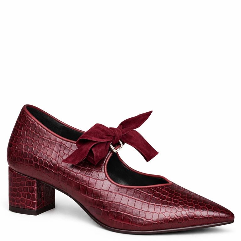 Mocasin Mujer Burgundy