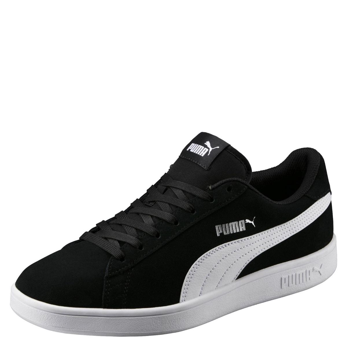 PUMA - Puma Smash V2 Zapatilla Urbana Hombre Negro Puma