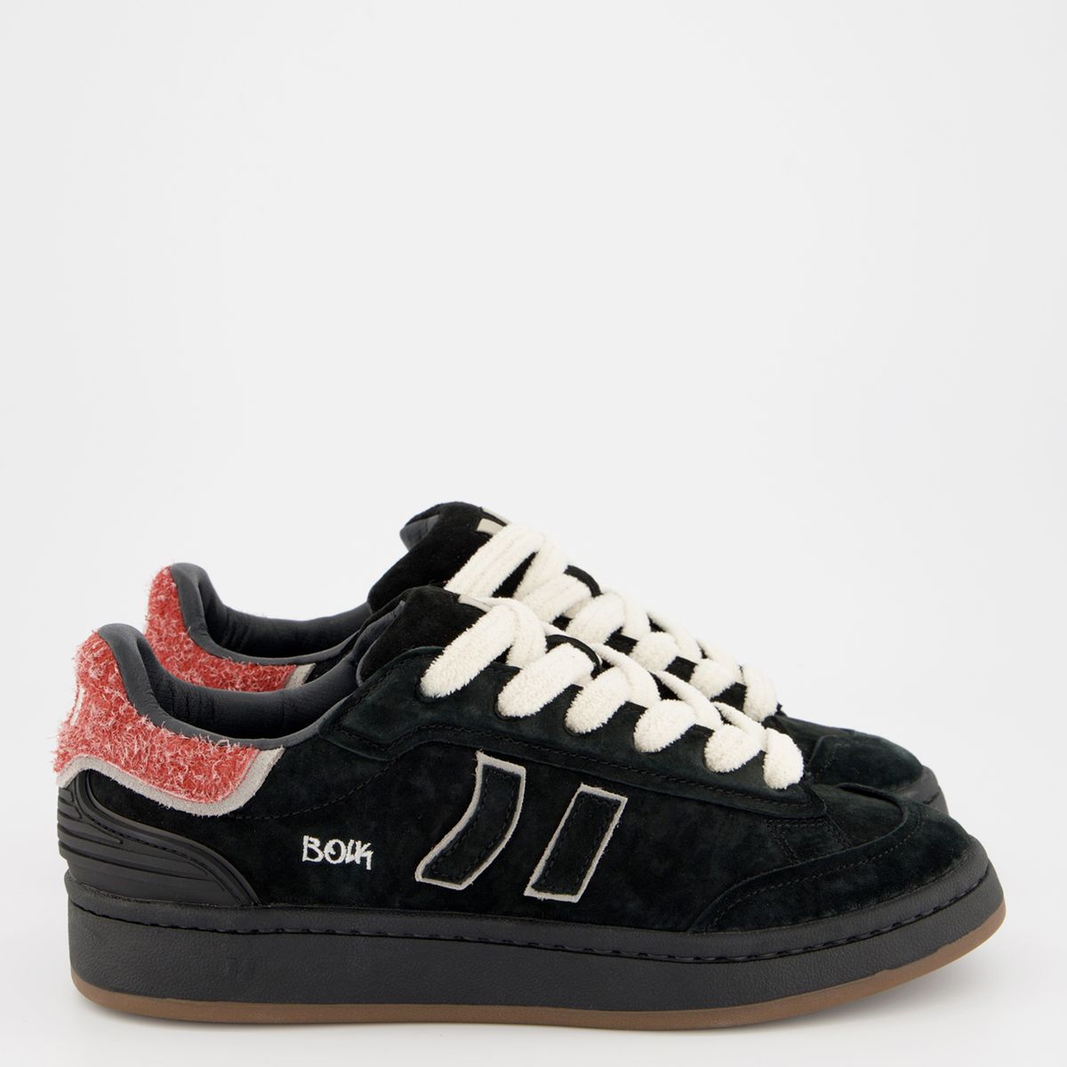 COOLWAY - Zapatilla Urbana Hombre Cuero Negro Coolway