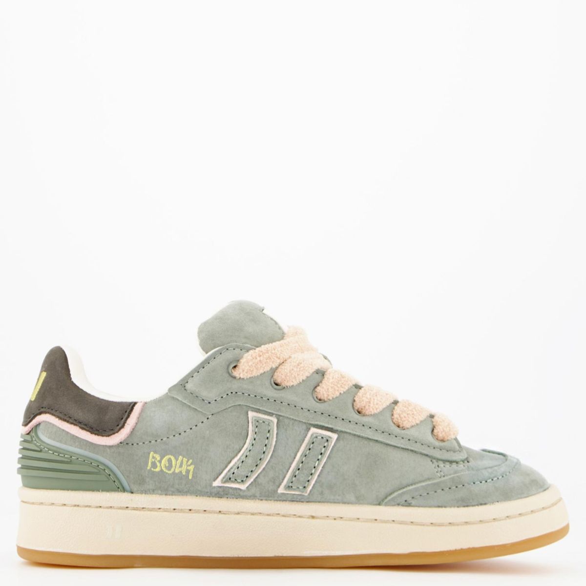 COOLWAY - Zapatilla Urbana Mujer Cuero Verde Coolway