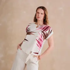 S COCCI - Blusa Lino Manga Corta Mujer S.cocci