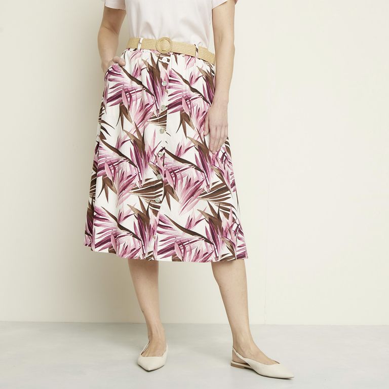 Falda Lino Mujer S.cocci