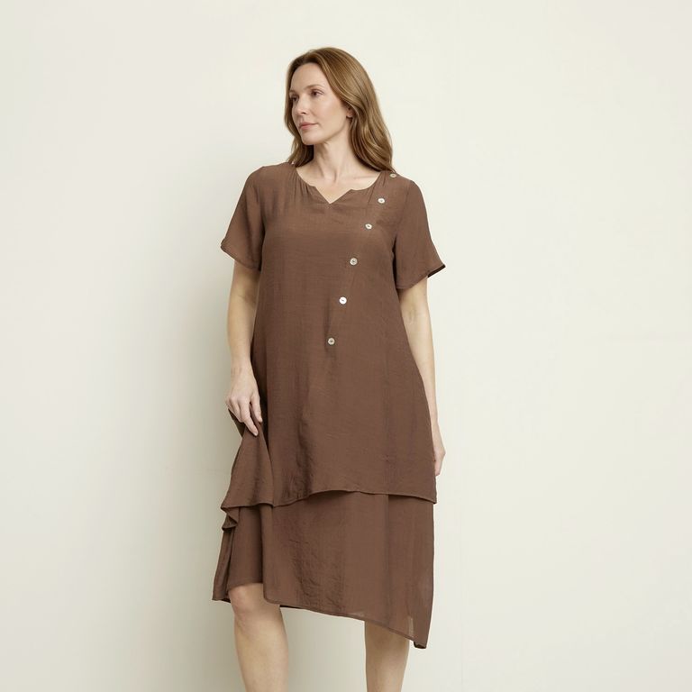 Vestido Lino Mujer S.cocci