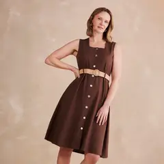 S COCCI - Vestido Lino Mujer S.cocci