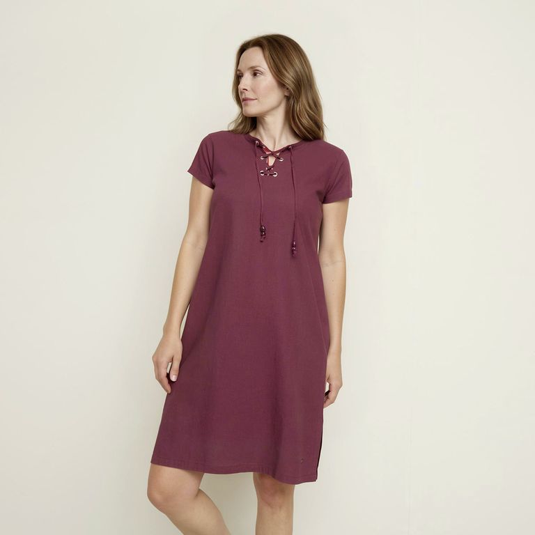 Vestido Lino Mujer S.cocci