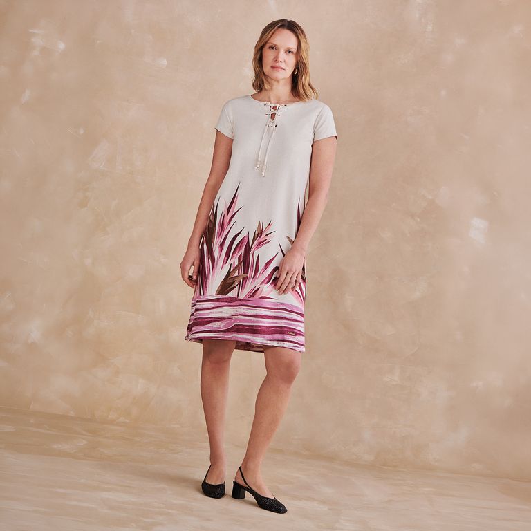 Vestido Lino Mujer S.cocci