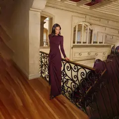 BASEMENT - Vestido Largo Cranberry Chic