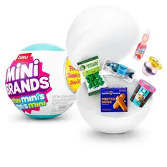 MINI BRANDS - Bola Con 5 Sorpresas Fill The Fridge