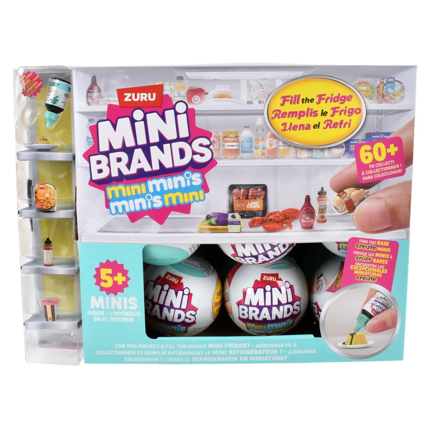 MINI BRANDS Bola Mini Brands Con 5 Sorpresas Fill The Fridge