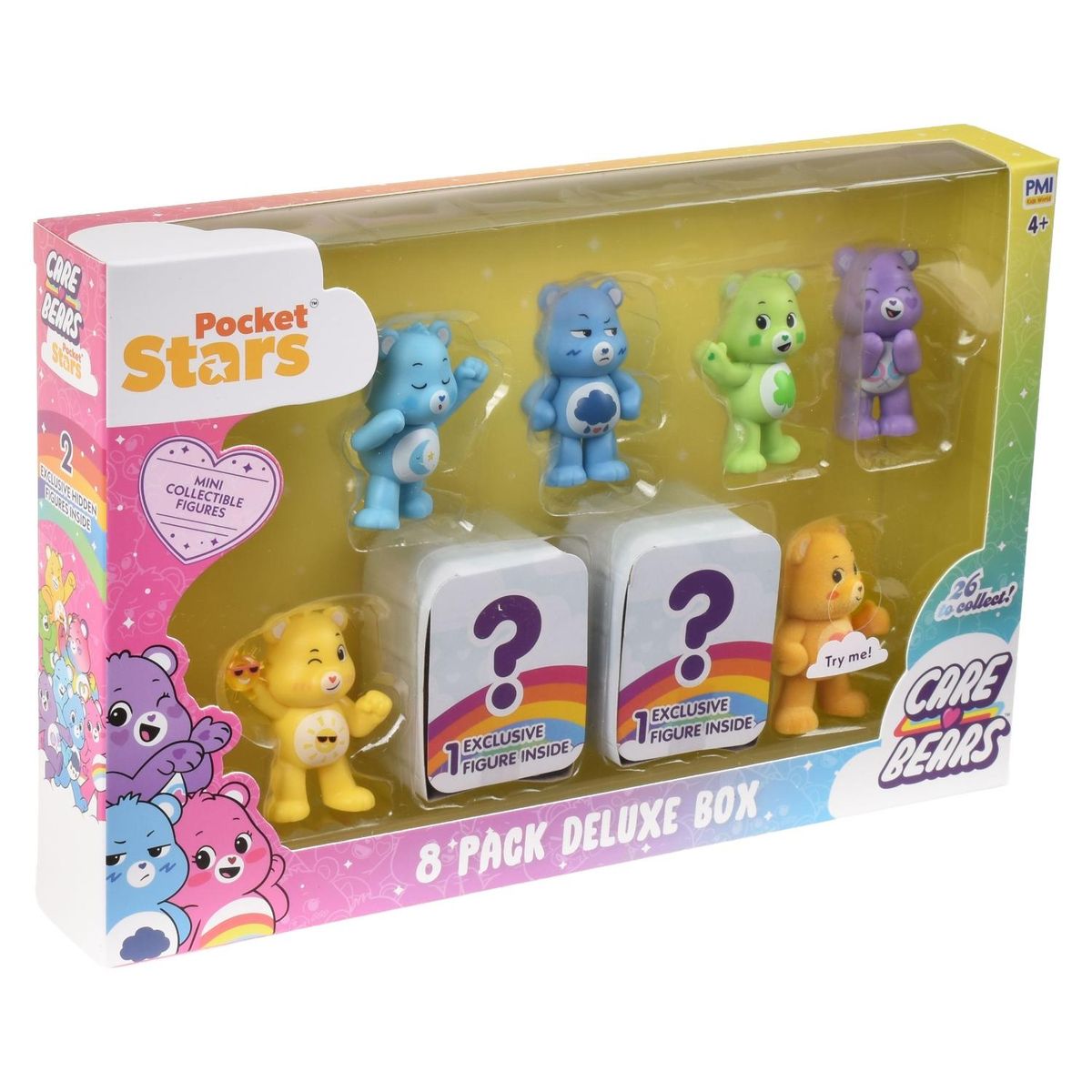 CARINOSITOS - Set 8 Figuras Coleccionables Delujo 5 Cm Cariñositos Funshine Bear