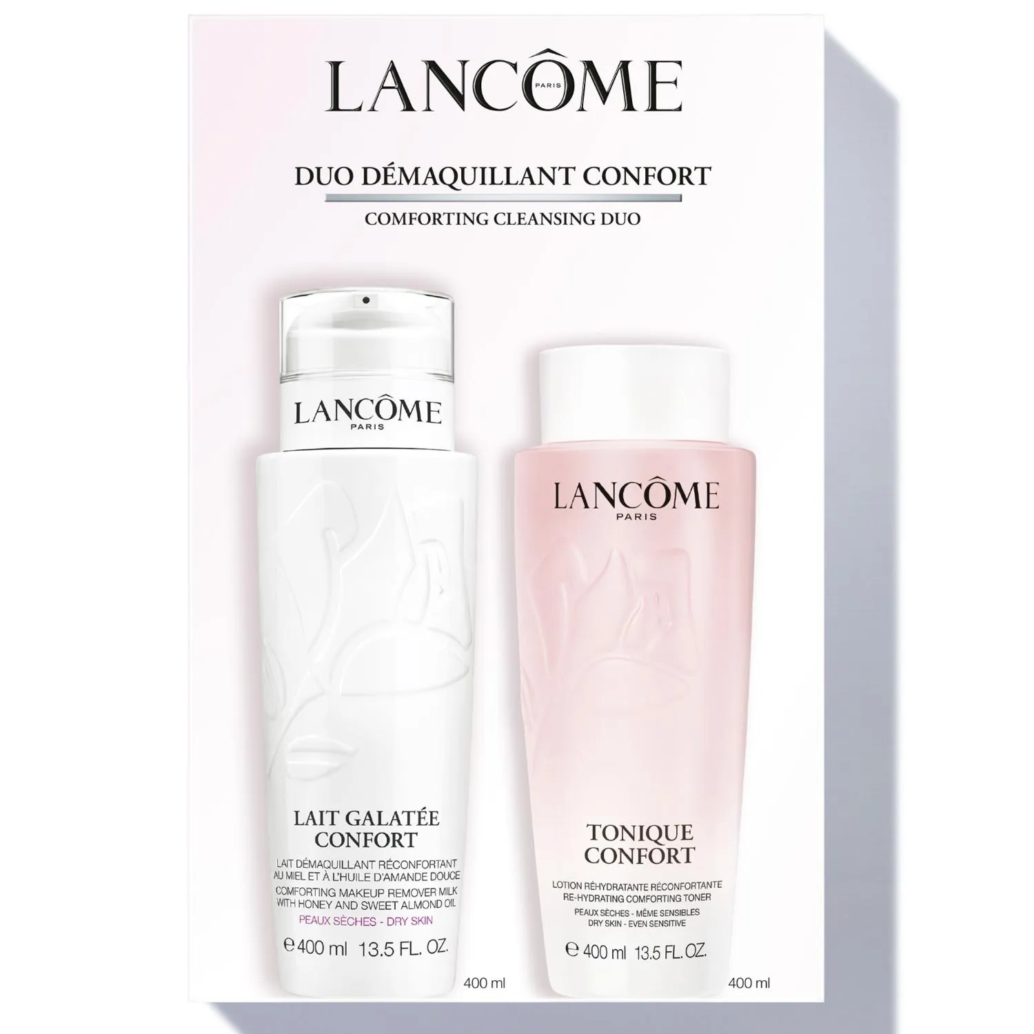 LANCOME Set Limpiador Rutina Confort Cleanser + Tónico 400ml