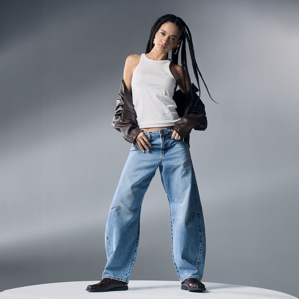 LEVIS - Jeans Mujer Baggy Dad Barrel Azul Mujer Levis