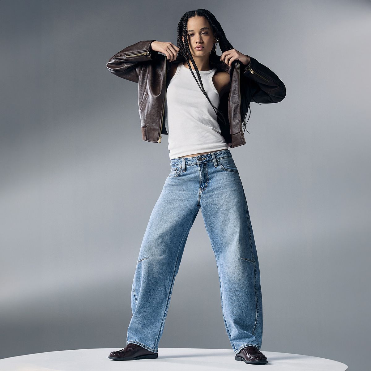 LEVIS - Jeans Mujer Baggy Dad Barrel Azul Mujer Levis