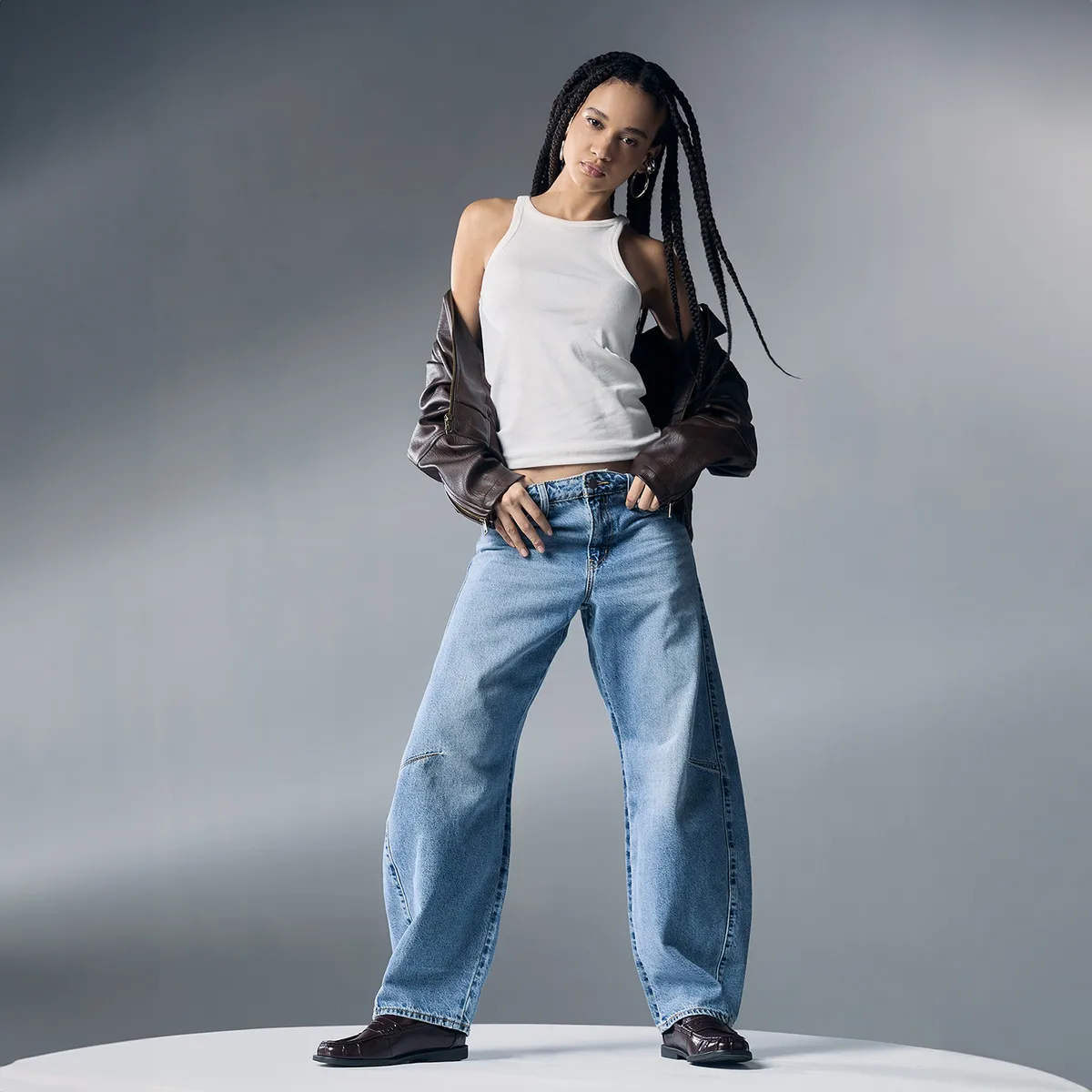 LEVIS - Jeans Mujer Baggy Dad Barrel Azul Mujer Levis