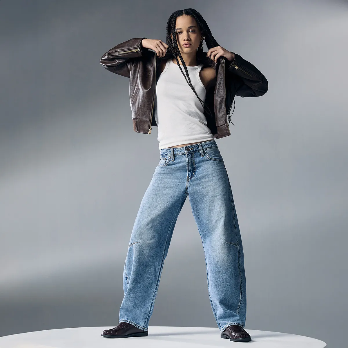 LEVIS - Jeans Mujer Baggy Dad Barrel Azul Mujer Levis