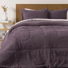 MASHINI - Plumón Coral Sherpa King Morado