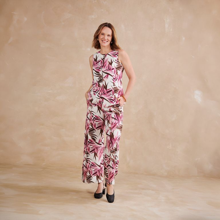Pantalón Lino Tiro Medio Mujer S.cocci