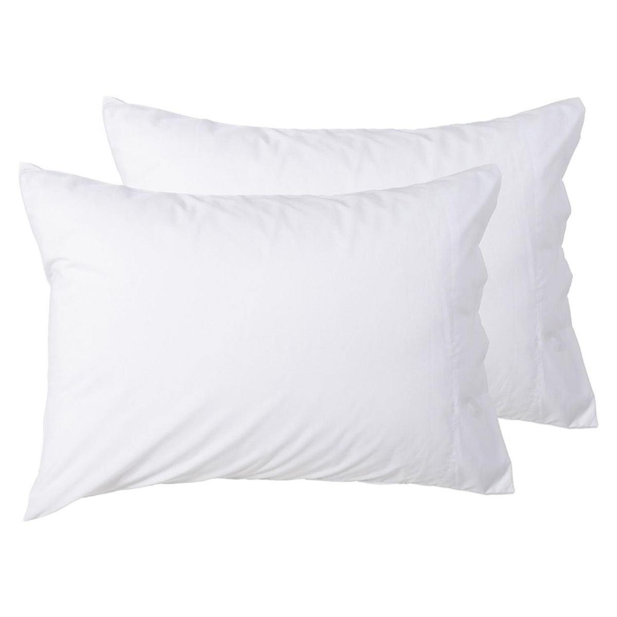 MASHINI - Set Fundas Almohada 200 Hilos 50X70 Cm Blanco
