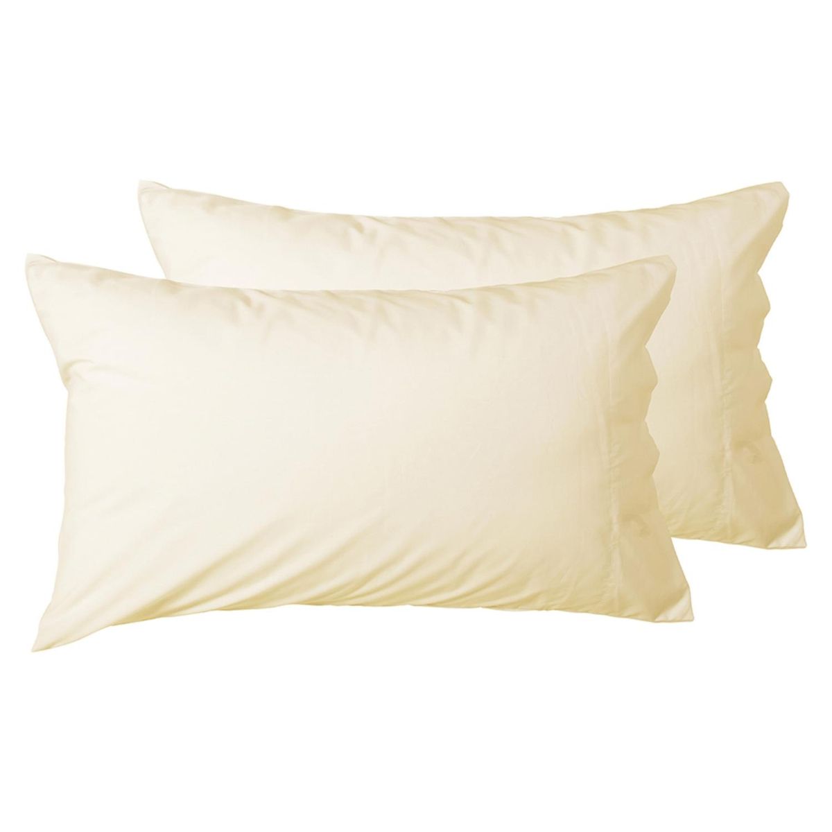 MASHINI - Set Fundas Almohada 200 Hilos 50X90 Cm Crudo