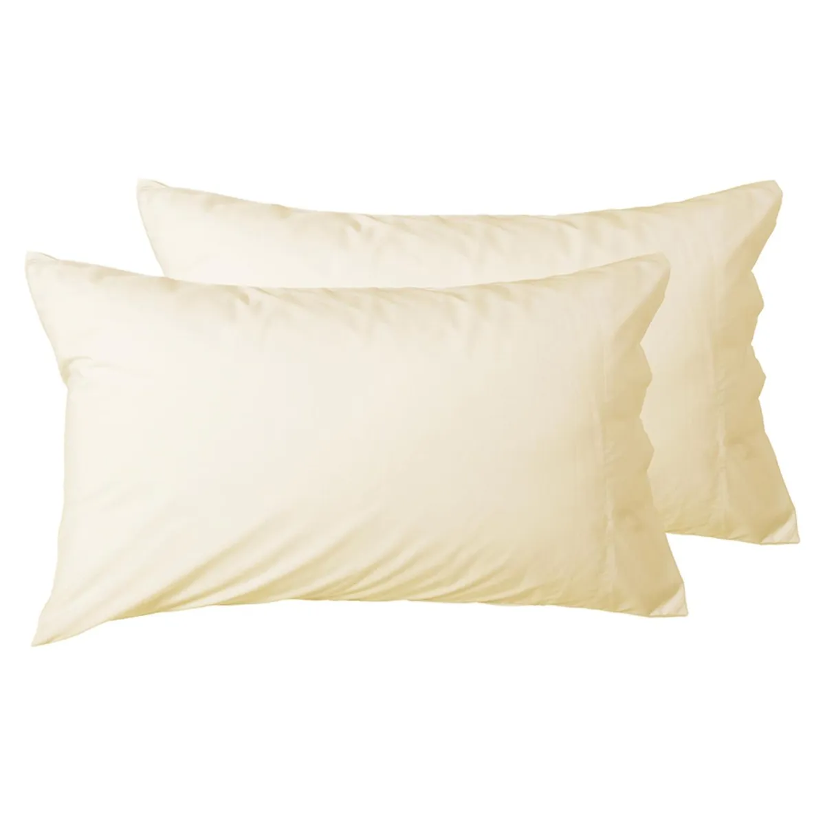 MASHINI - Set Fundas Almohada 200 Hilos 50X90 Cm Crudo