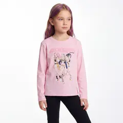 KPOP DEMON HUNTERS - Polera Niña Algodón