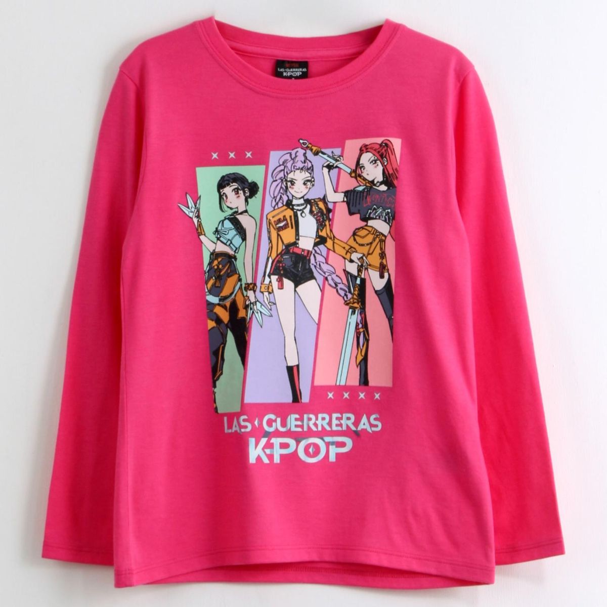 KPOP DEMON HUNTERS - Polera Niña Algodón Kpop Demon Hunters