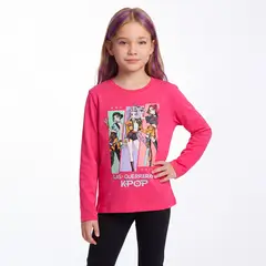 KPOP DEMON HUNTERS - Polera Niña Algodón
