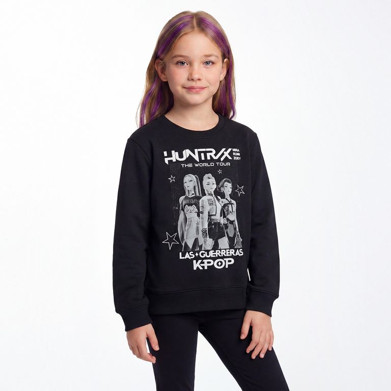 KPOP DEMON HUNTERS Polerón Niña Algodón