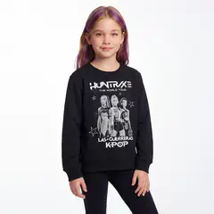 KPOP DEMON HUNTERS - Polerón Niña Algodón