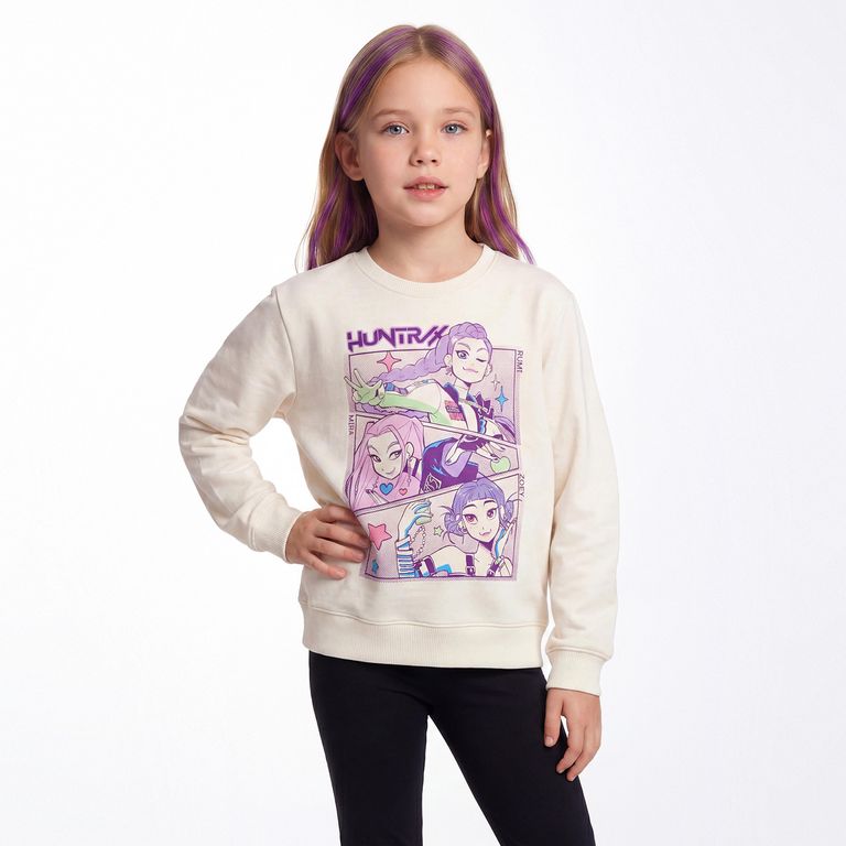 KPOP DEMON HUNTERS Polerón Niña Algodón