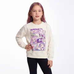 KPOP DEMON HUNTERS - Polerón Niña Algodón
