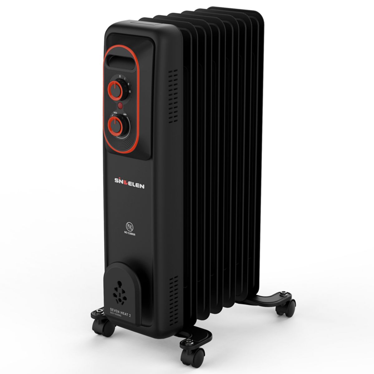 SINDELEN - Convector Oleoeléctrico 7 Aletas Eeo-1650 Negro Sindelen