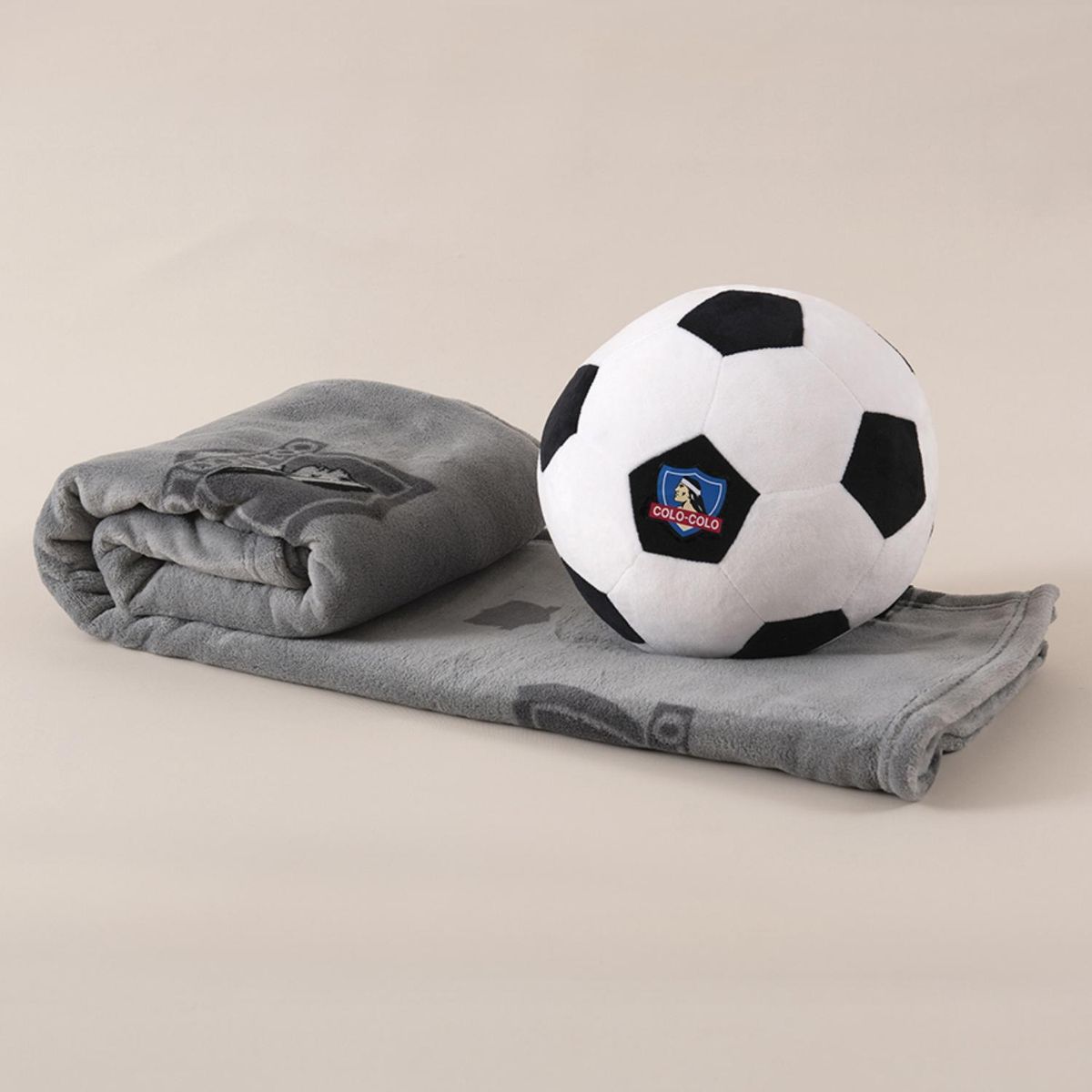 COLO COLO - Set Manta + Cojín Pelota Colo Colo Colo