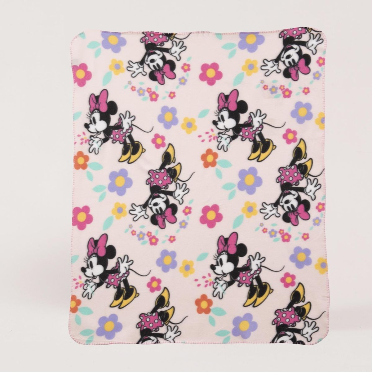 DISNEY - Manta Polar Minnie Flores Disney