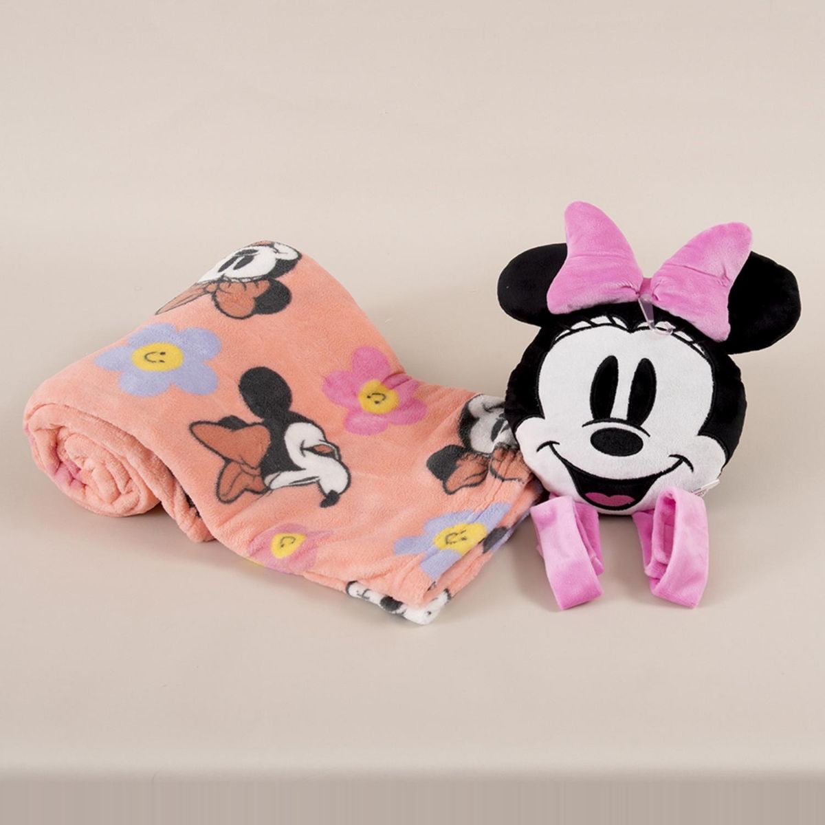 DISNEY - Manta Cojín 3D 127X152S Minnie Disney