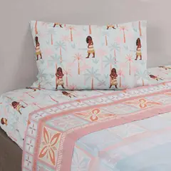 DISNEY - Juego De Sábanas Infantil Palmera 1.5 Plazas
