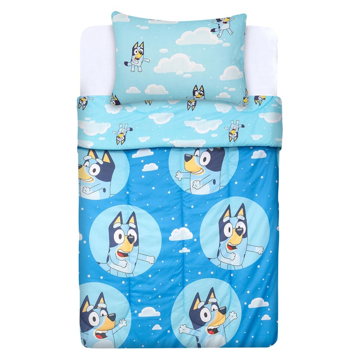 BLUEY - Plumón Single Bluey Nubes Bluey