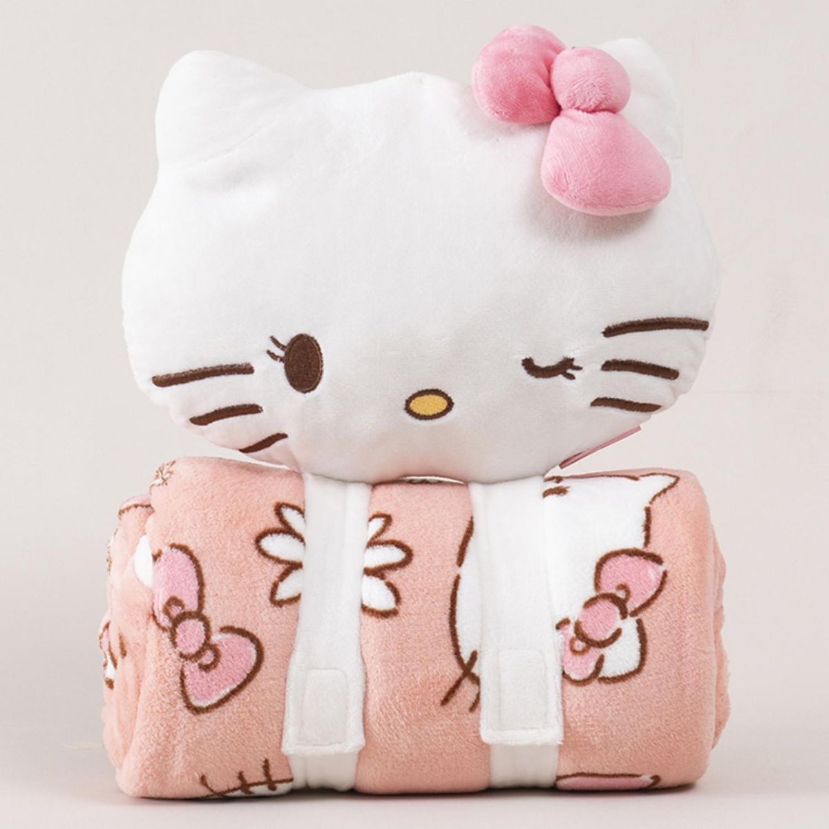 SANRIO - Manta Cojín 3D Hello Kitty Sanrio