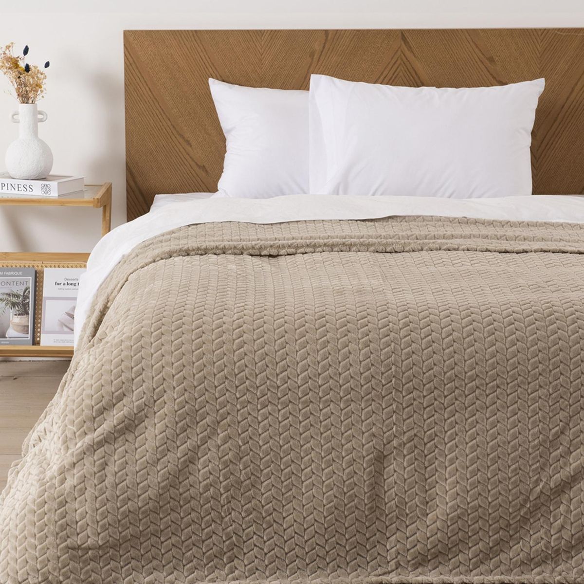 MASHINI - Frazada Jacquard Flannel Arena Mashini