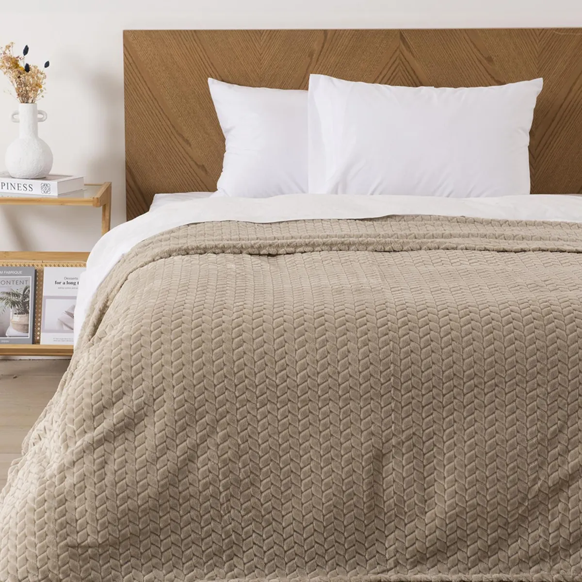 MASHINI - Frazada Jacquard Flannel Arena Mashini