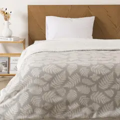 MASHINI - Frazada Polar-Sherpa 1.5 Plazas Panul