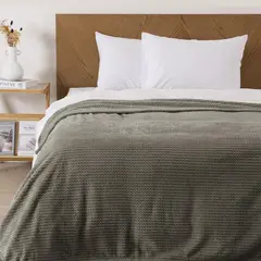 MASHINI - Frazada Aura 2 Plazas Verde