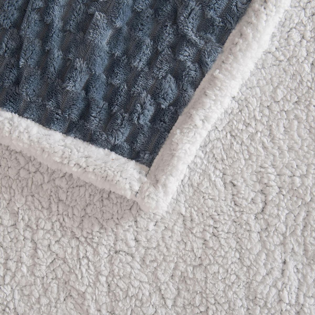 MASHINI - Manta Jqd Flannel Bruma Azul Mashini
