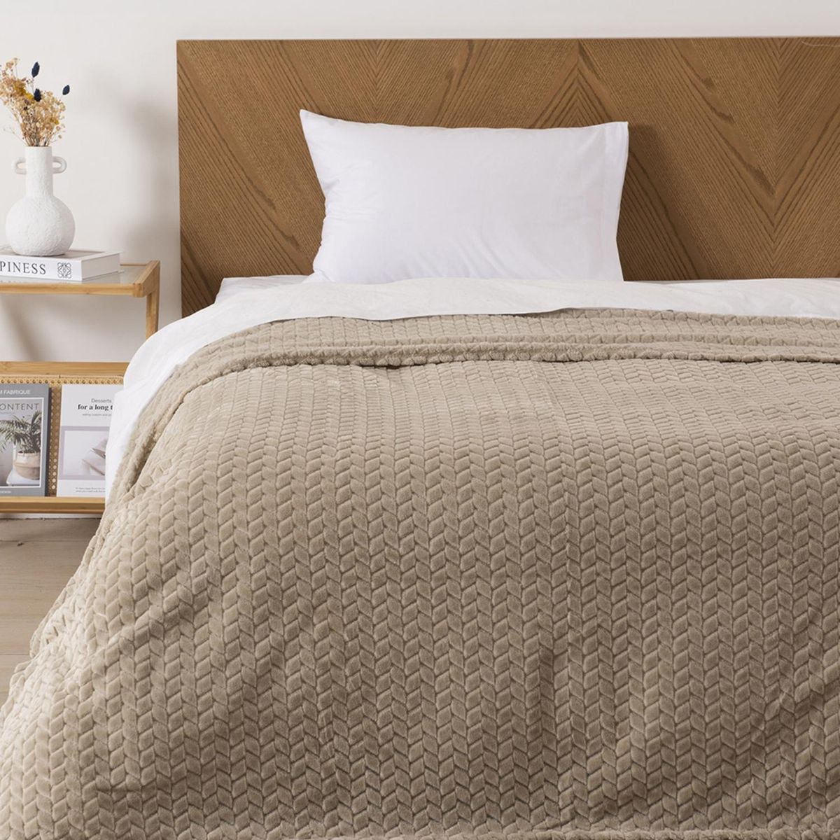 MASHINI - Frazada Jacquard Flannel Arena Mashini