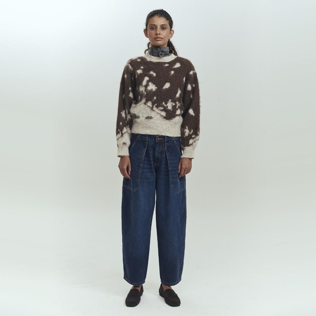 BRICK LONDON - Jeans Balloon Tiro Medio Mujer Brick London