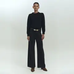 BRICK LONDON - Jeans Wide leg Tiro Medio Mujer