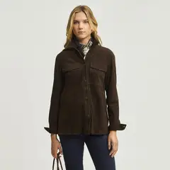 SAVILLE ROW - Sobrecamisa Gamuza Oversize Saville Row
