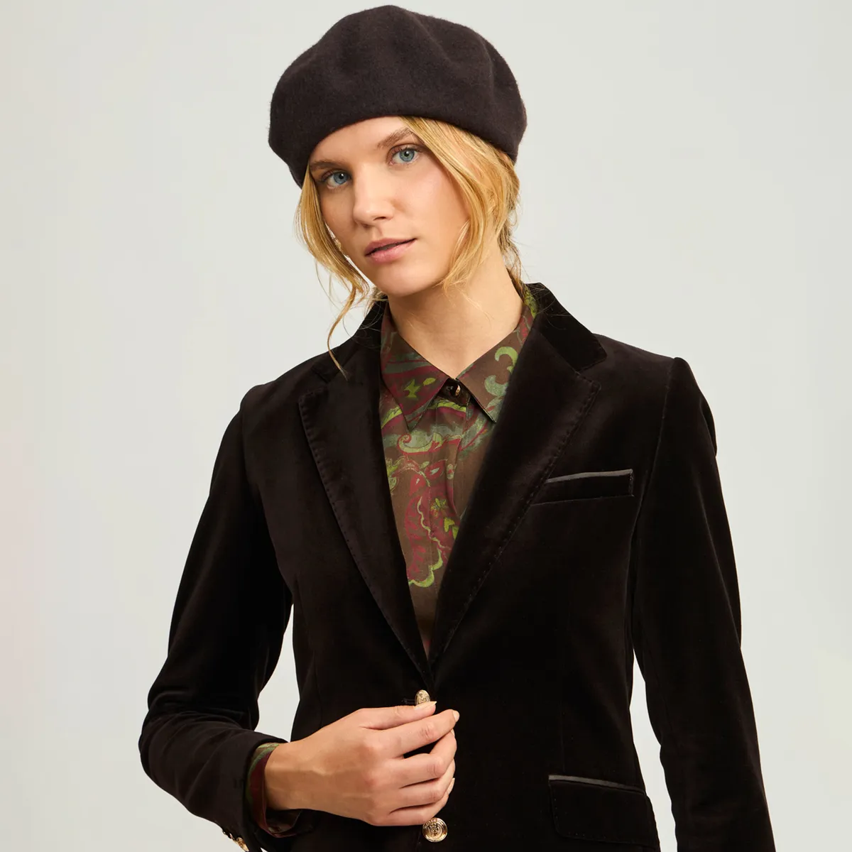 SAVILLE ROW - Blazer Soledad 100% Terciopelo Saville Row