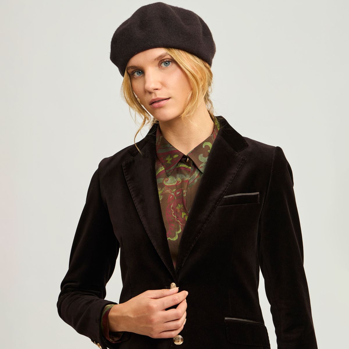 SAVILLE ROW - Blazer Soledad 100% Terciopelo Saville Row